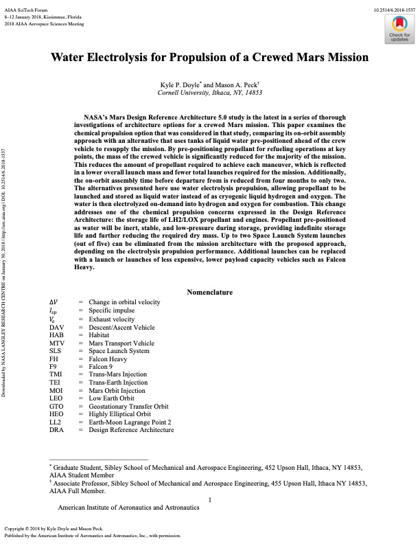 water-electrolysis-propulsion-crewed-mars-001